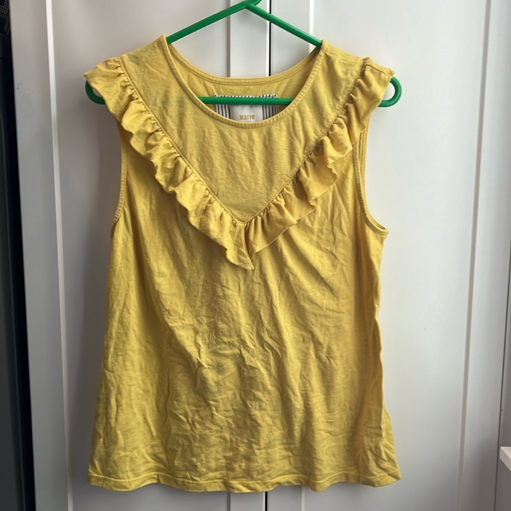 Mauve by Anthropologie sleeveless top. Size M.